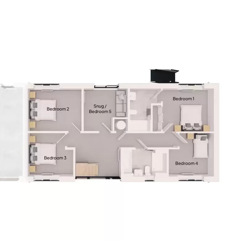 Floorplan for Plot 3 at Hammados Court